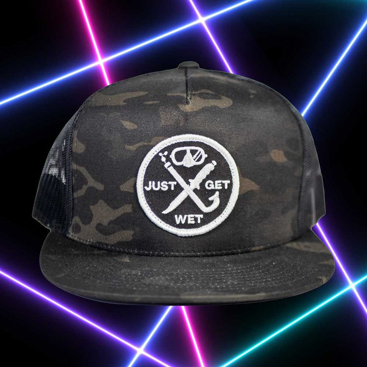 Flat Bill Trucker Hat