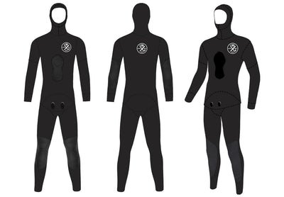 JGW Men's 5mm Open-Cell Wetsuit