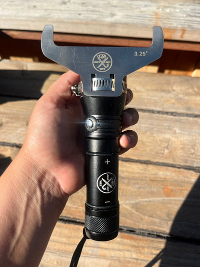 Lobster Gauge with Light Clamp