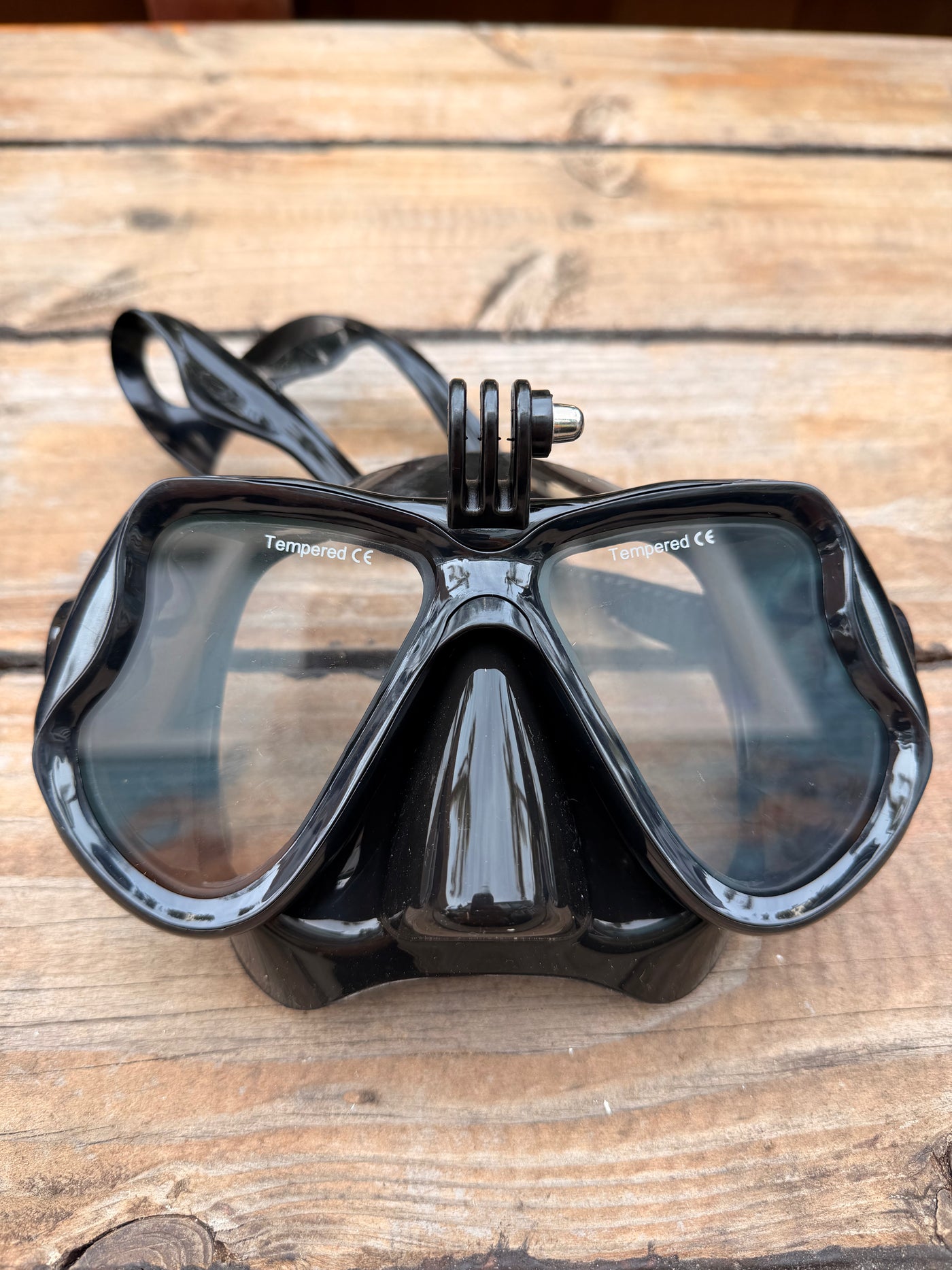 Mask with GoPro mount