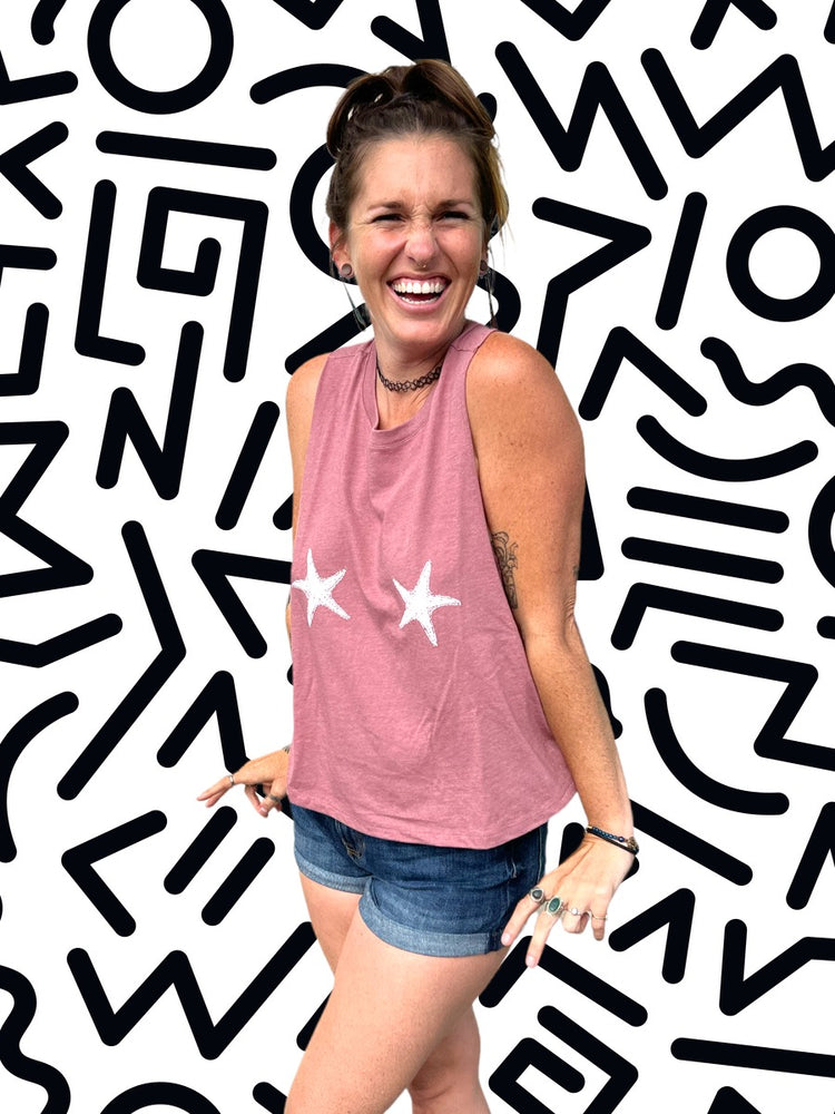 Starfish-Tits Cropped Tank
