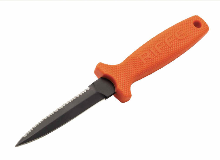 Riffe EDC Dive Knife (Orange & Green)