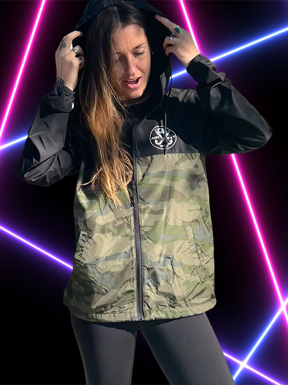 Camo Windbreaker