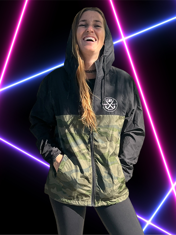 Camo Windbreaker