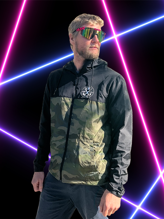 Camo Windbreaker