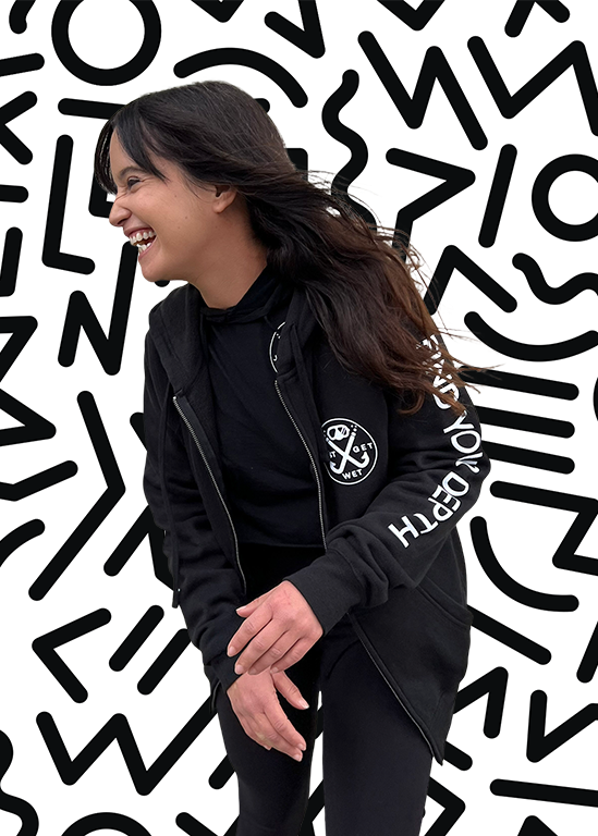 Find Your Depth Zip-Up Hoodie