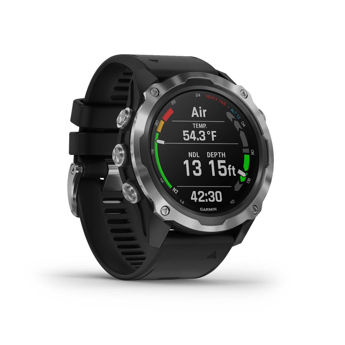Garmin Descent Mk2 (stainless Steel with Black Band)