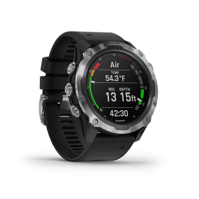 Garmin Descent Mk2 (stainless Steel with Black Band)