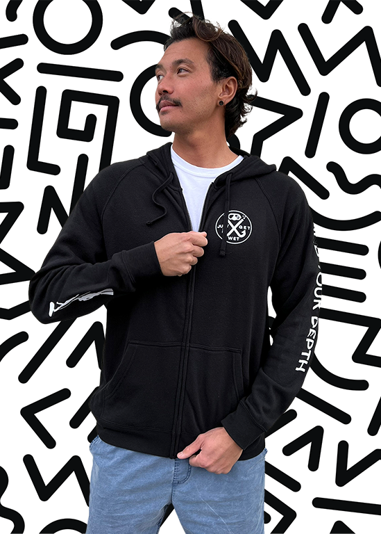 Find Your Depth Zip-Up Hoodie
